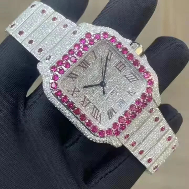 LUXVANE GLASS ICE ETA WATCH