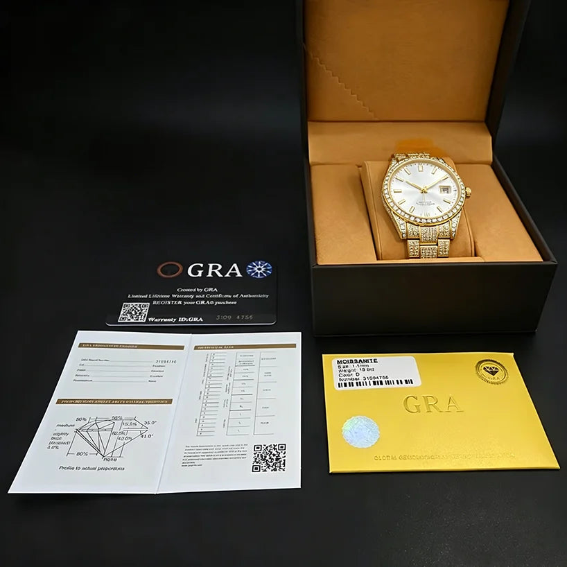 LUXVANE ROYAL MOISSANITE AUTOMATIC WATCH