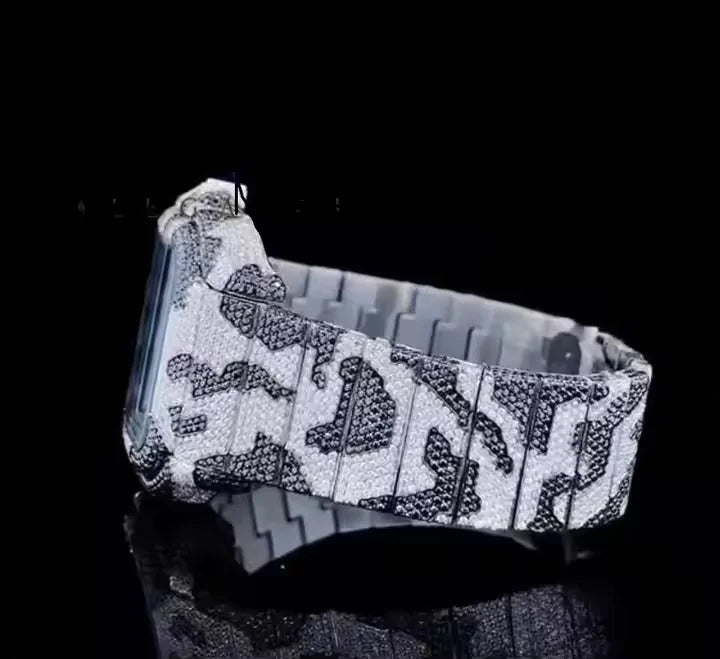 LUXVANE ROMAN ICE QUARTZ WATCH