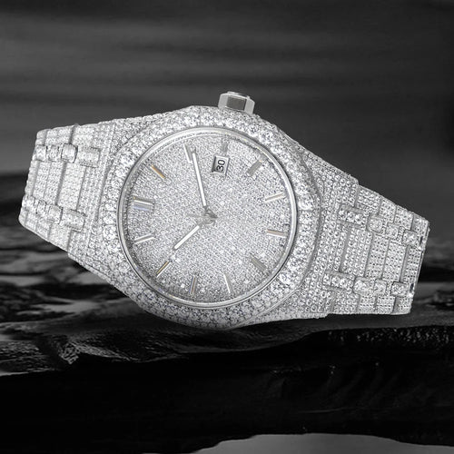 ICE FLOWER VVS Moissanite Watchs