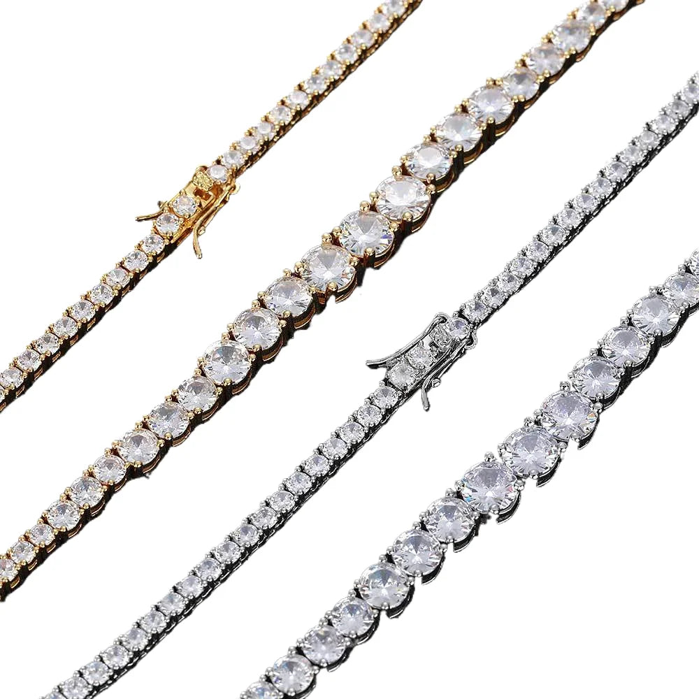 LUXVANE STAR ICE TENNIS CHAIN