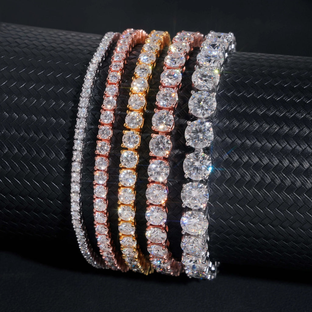 LUXVANE VVS MOISSANITE TENNIS BRACELET｜925シルバー