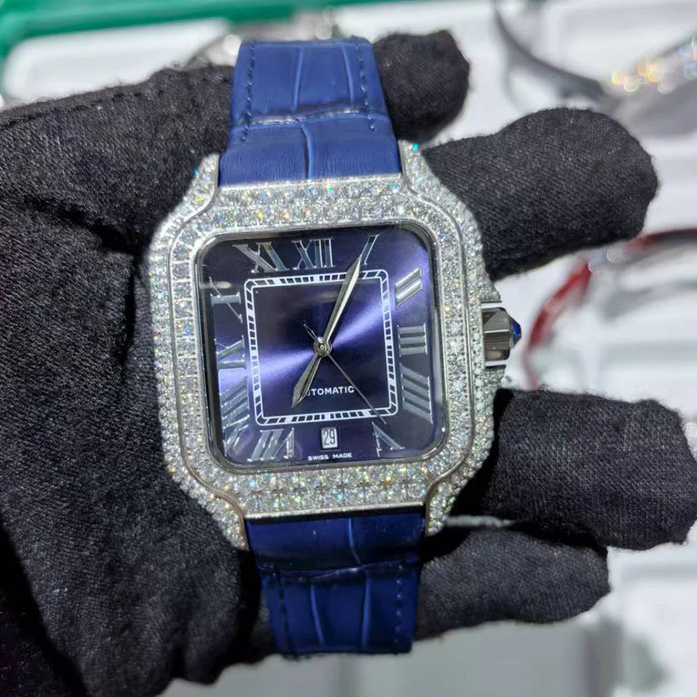 LUXVANE ICED ROSE Moissanite Watchs