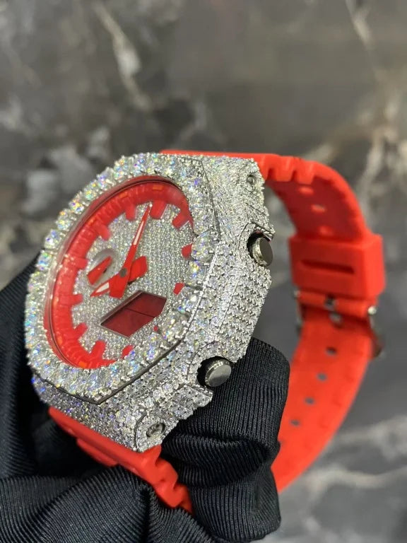 G-SHOCK REC Moissanite Watch GA-2100 case