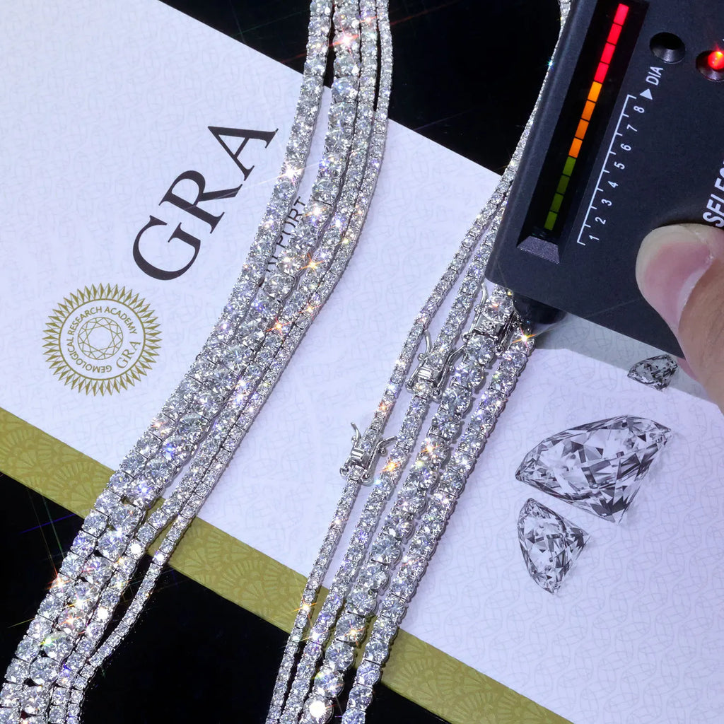 LUXVANE VVS MOISSANITE TENNIS BRACELET