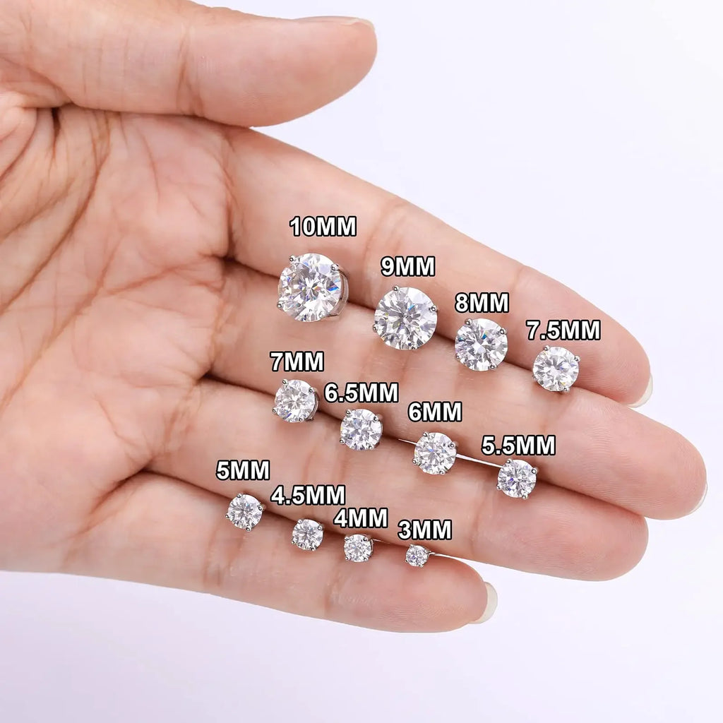 LUXVANE ROYAL MOISSANITE EARRINGS フラワーカット925シルバーピアス