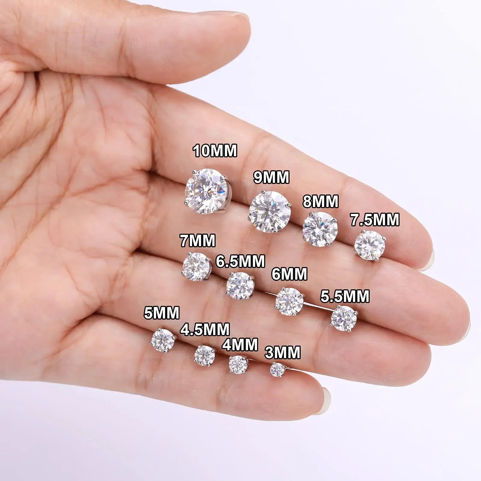 LUXVANE ROYAL MOISSANITE EARRINGS フラワーカット925シルバーピアス