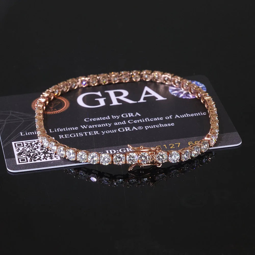 LUXVANE VVS MOISSANITE TENNIS BRACELET