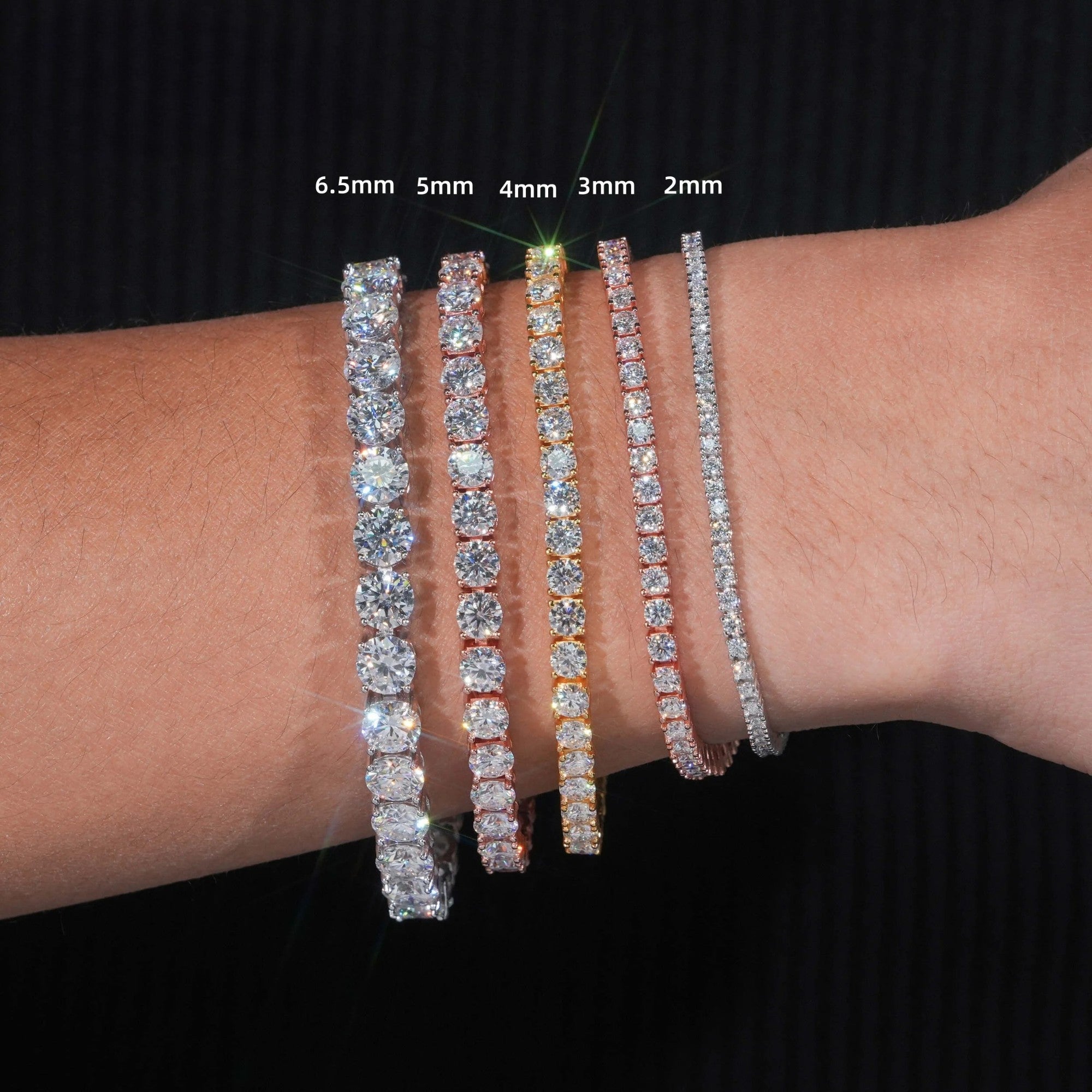 LUXVANE VVS MOISSANITE TENNIS BRACELET｜925シルバー