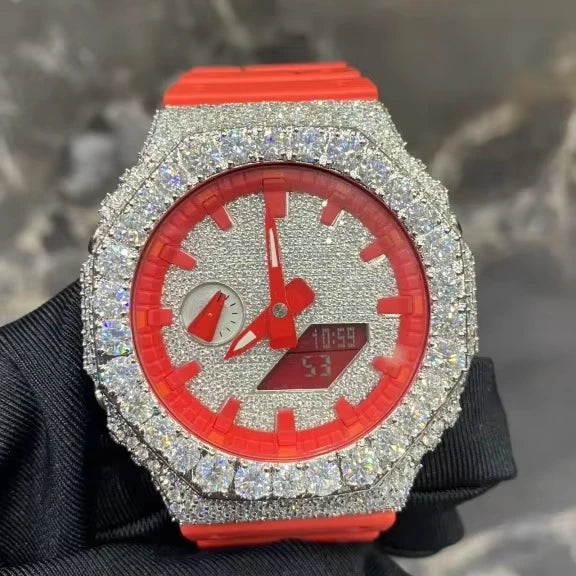 G-SHOCK REC Moissanite Watch GA-2100 case