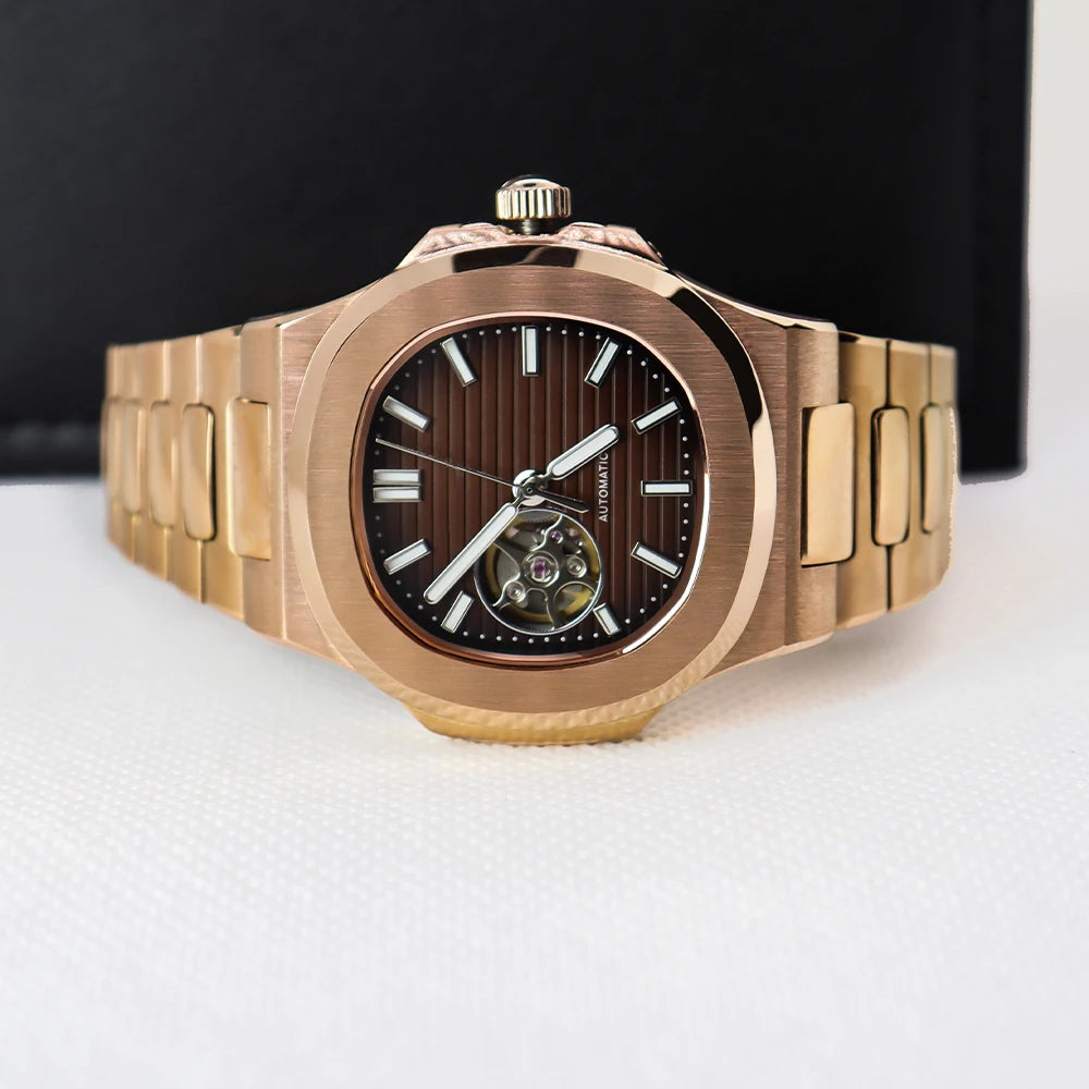 SEIKO MODS Skeleton Mechanical Watch