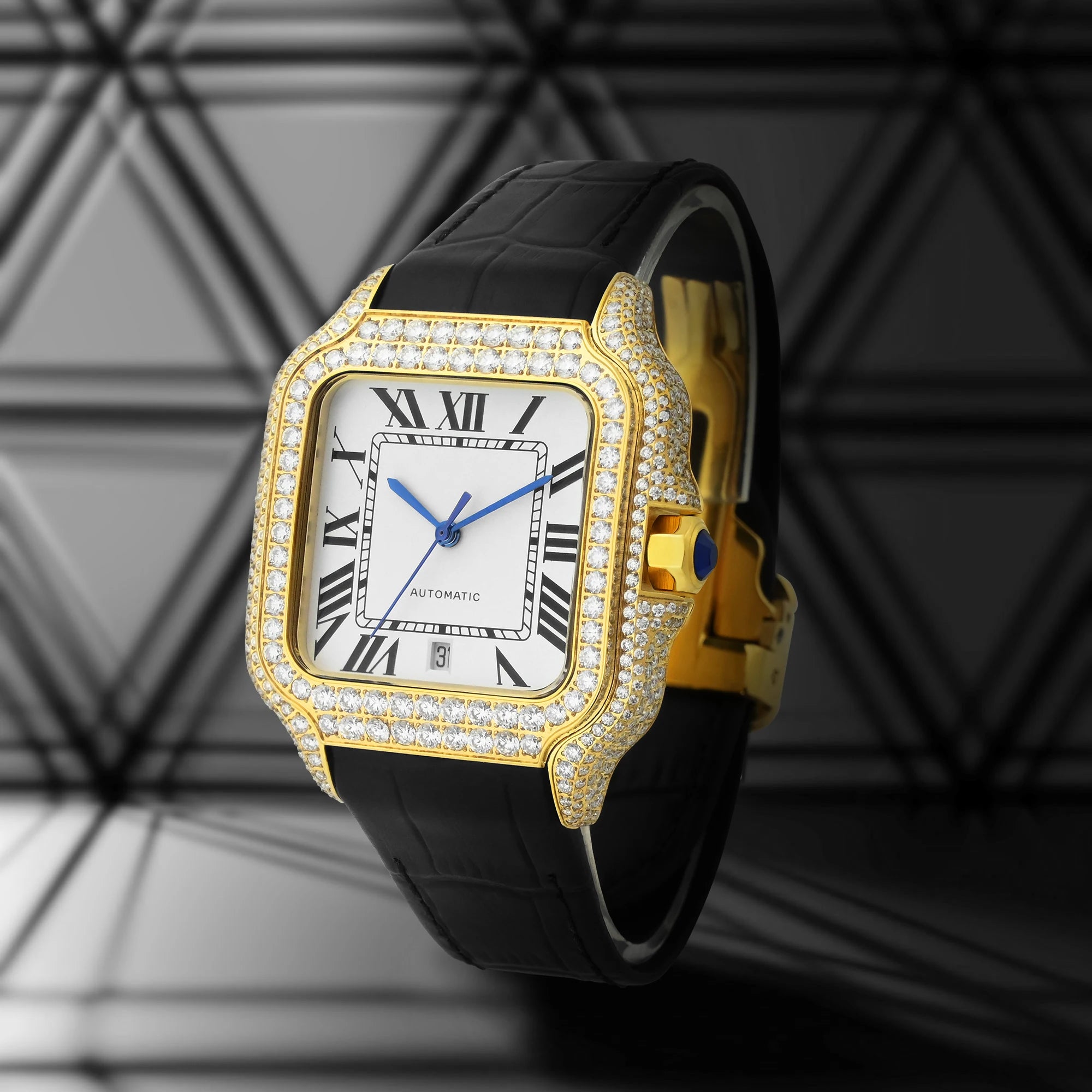 LUXVANE ICED ROSE Moissanite Watchs