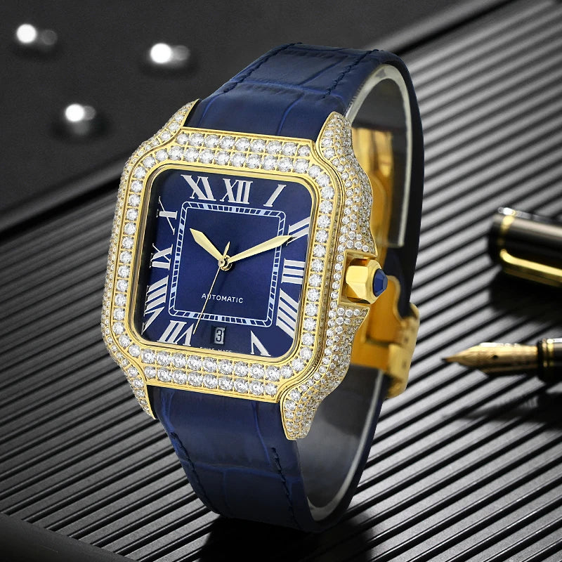 LUXVANE ICED ROSE Moissanite Watchs