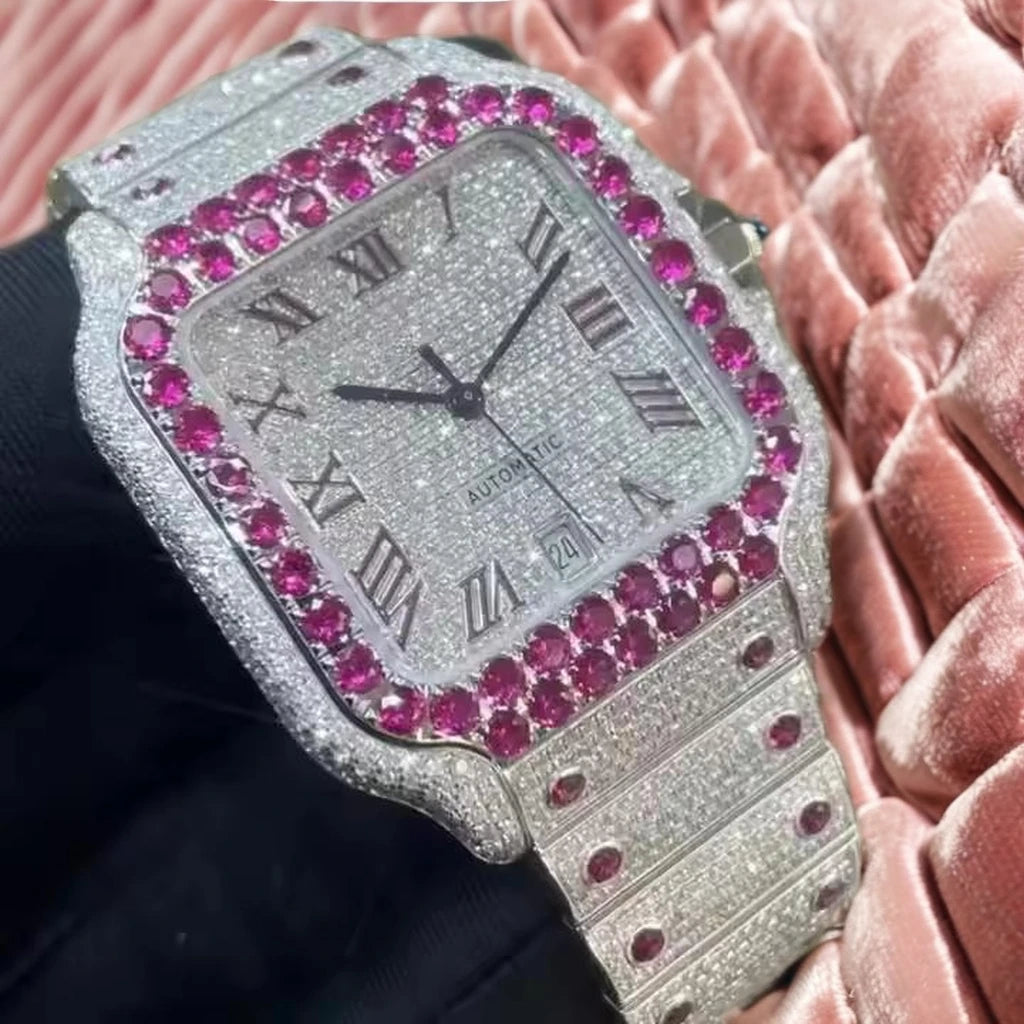 LUXVANE GLASS ICE ETA WATCH