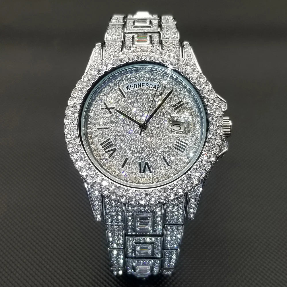 LUXVANE ウォッチ LUXVANE ROYAL ICE MOISSANITE AUTOMATIC WATCH