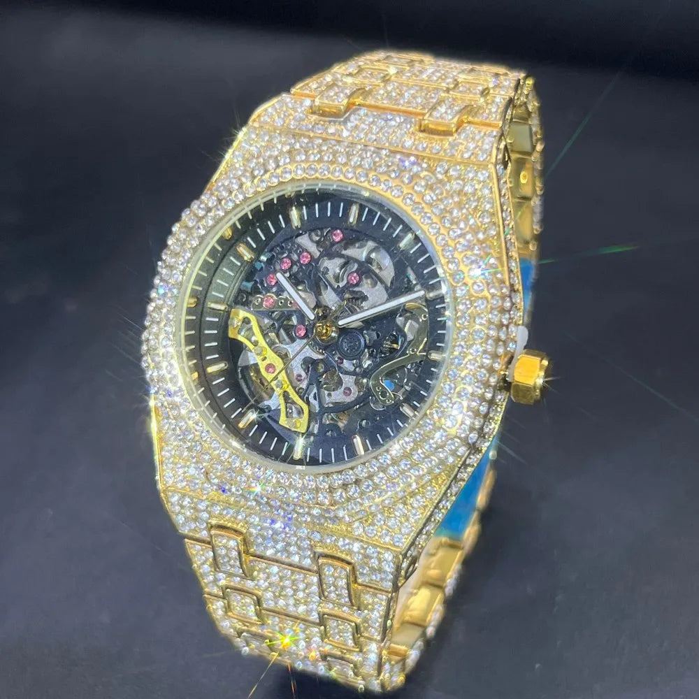 LUXVANE ICE TOURBILLON AUTOMATIC WATCH