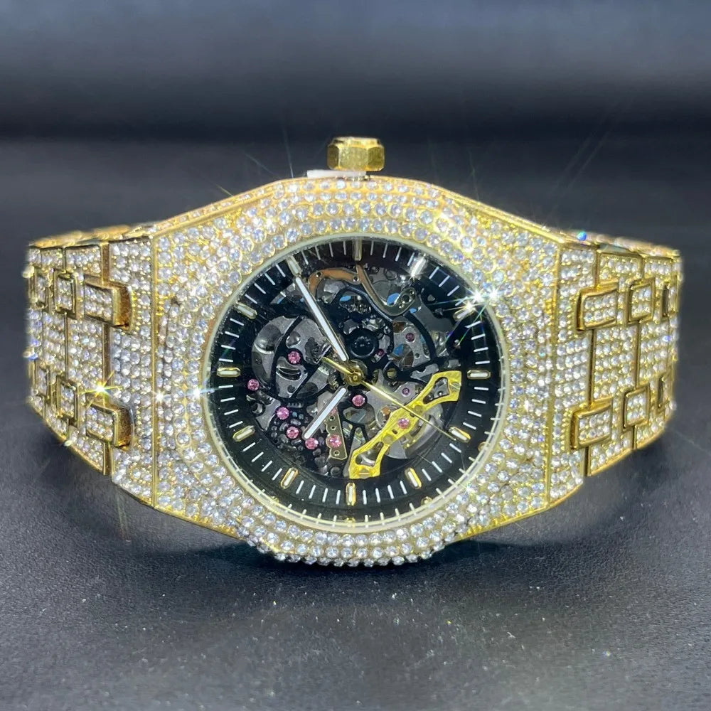 LUXVANE ICE TOURBILLON AUTOMATIC WATCH