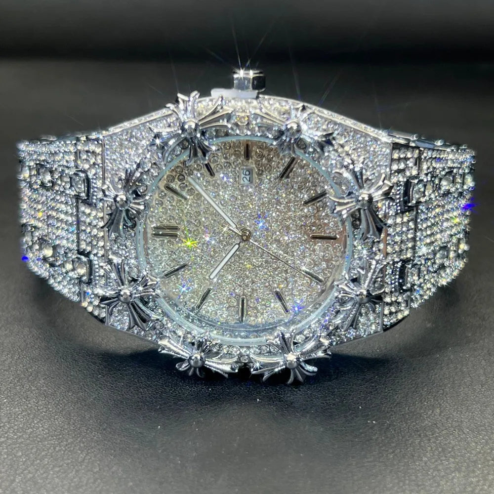 LUXVANE ICE BLING FULL DIAMOND WATCH
