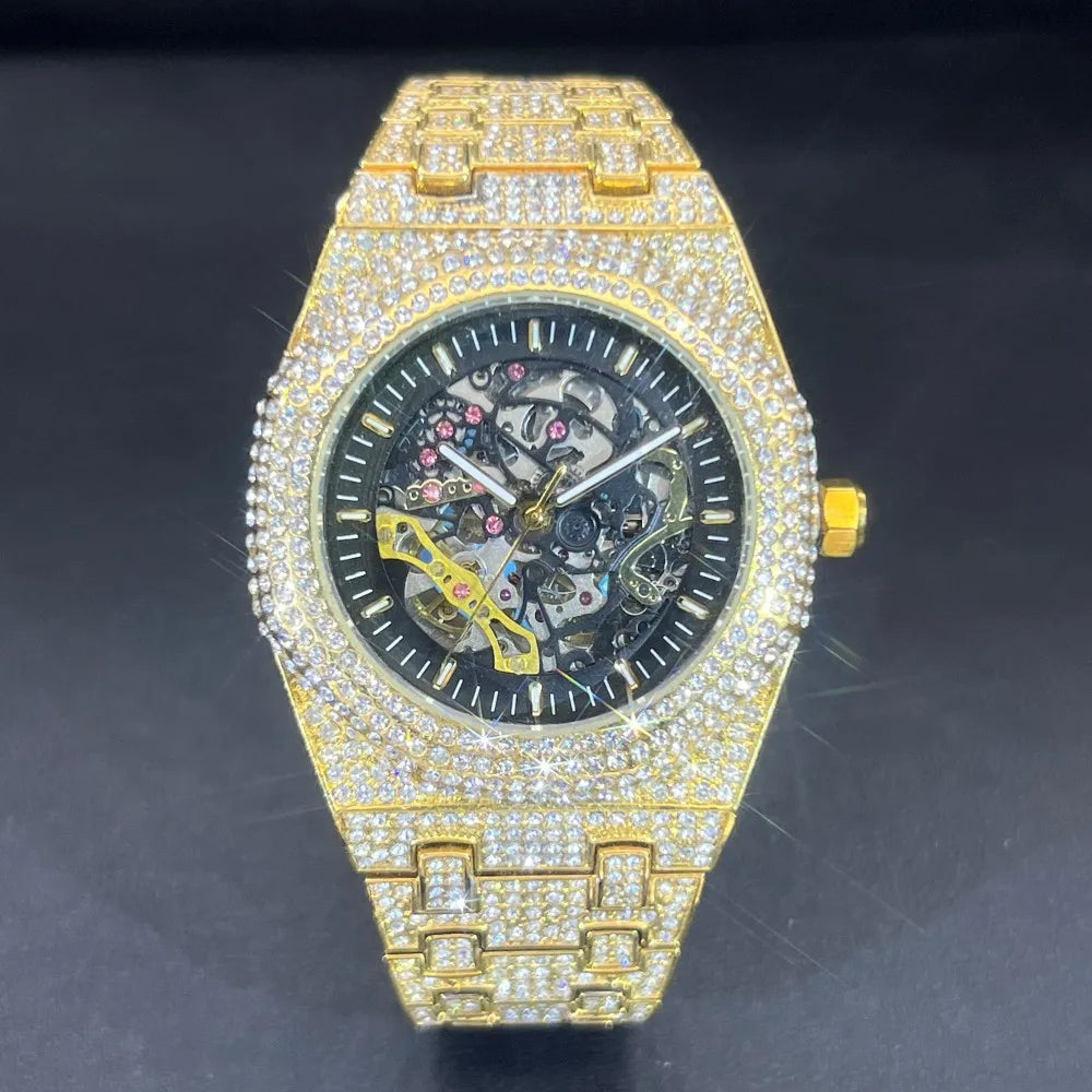 LUXVANE ICE TOURBILLON AUTOMATIC WATCH
