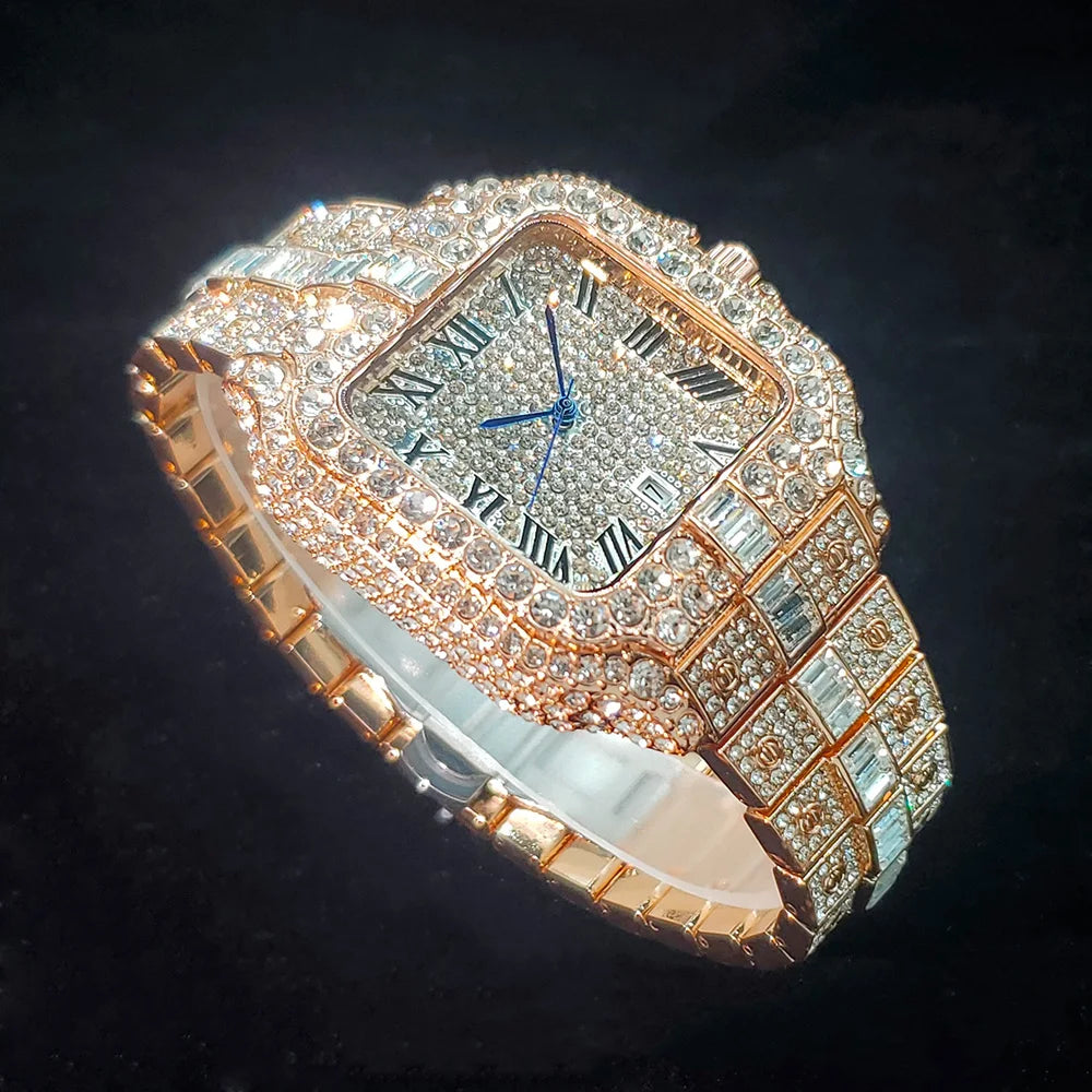 LUXVANE CLASSIC SQUARE WATCH ローマンダイヤル腕時計