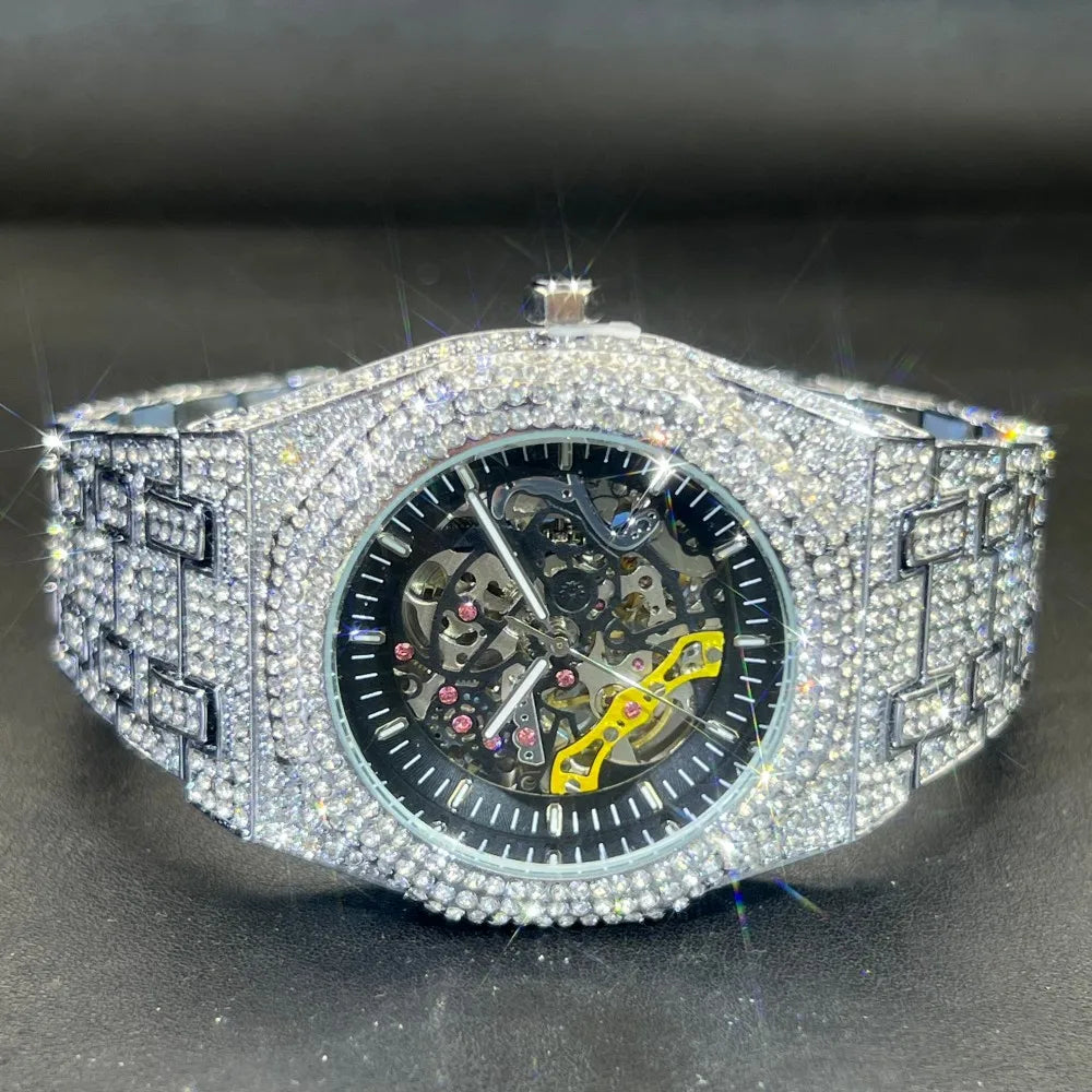 LUXVANE ICE TOURBILLON AUTOMATIC WATCH