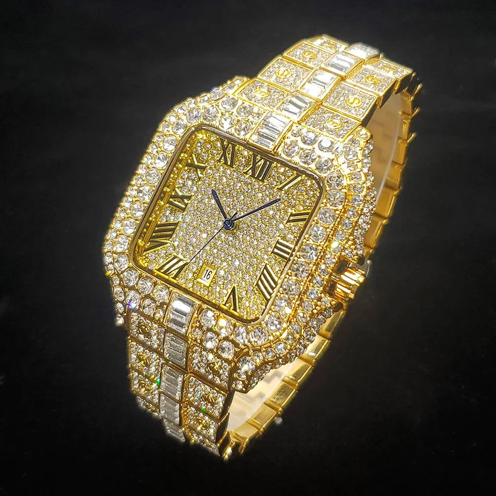 LUXVANE CLASSIC SQUARE WATCH ローマンダイヤル腕時計