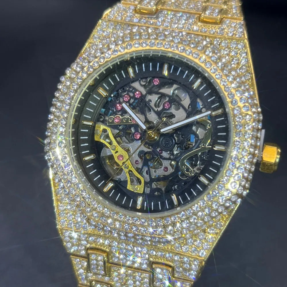 LUXVANE ICE TOURBILLON AUTOMATIC WATCH