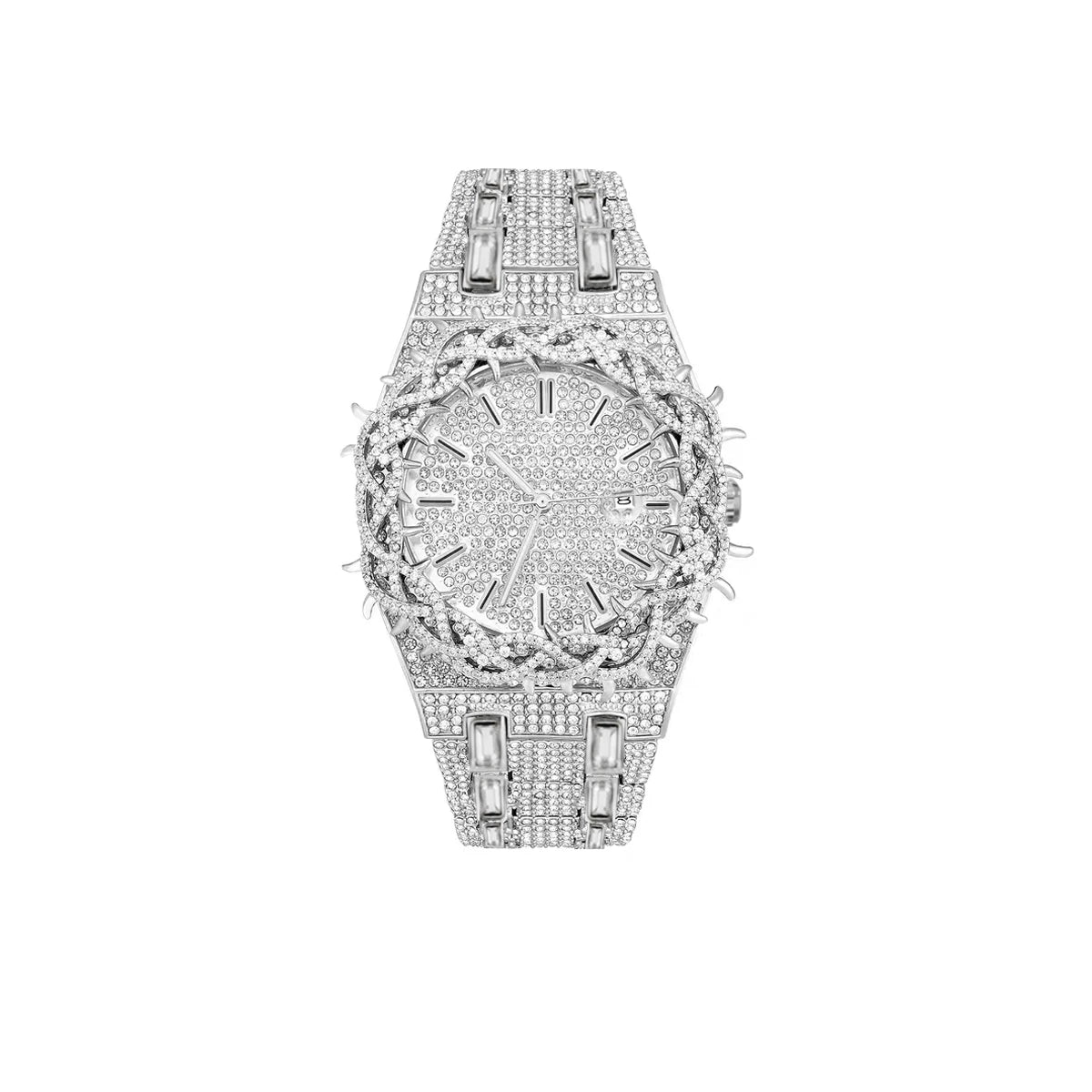 LUXVANE MEGA ICE DIAMOND WATCH
