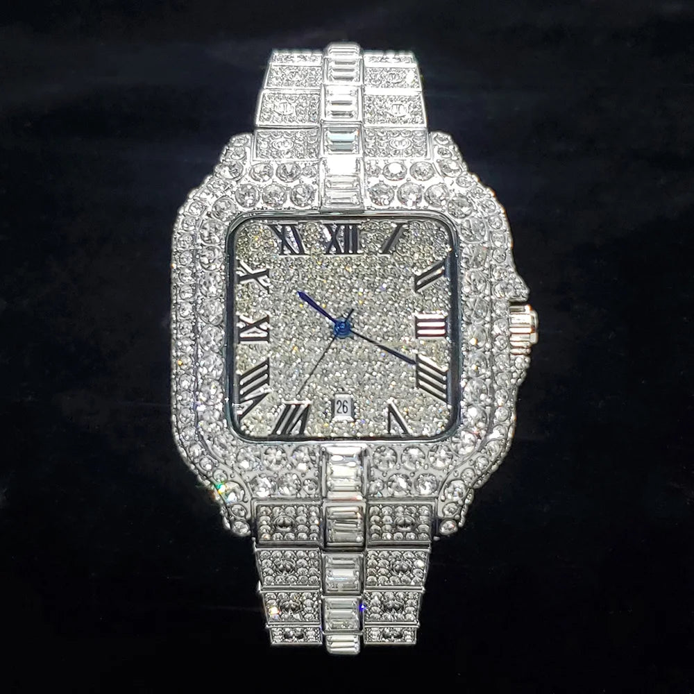 LUXVANE CLASSIC SQUARE WATCH ローマンダイヤル腕時計