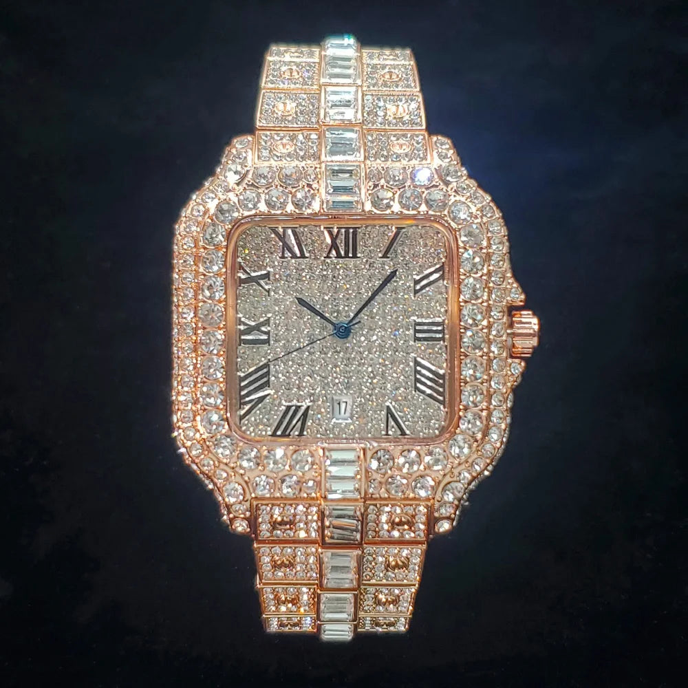 LUXVANE CLASSIC SQUARE WATCH ローマンダイヤル腕時計