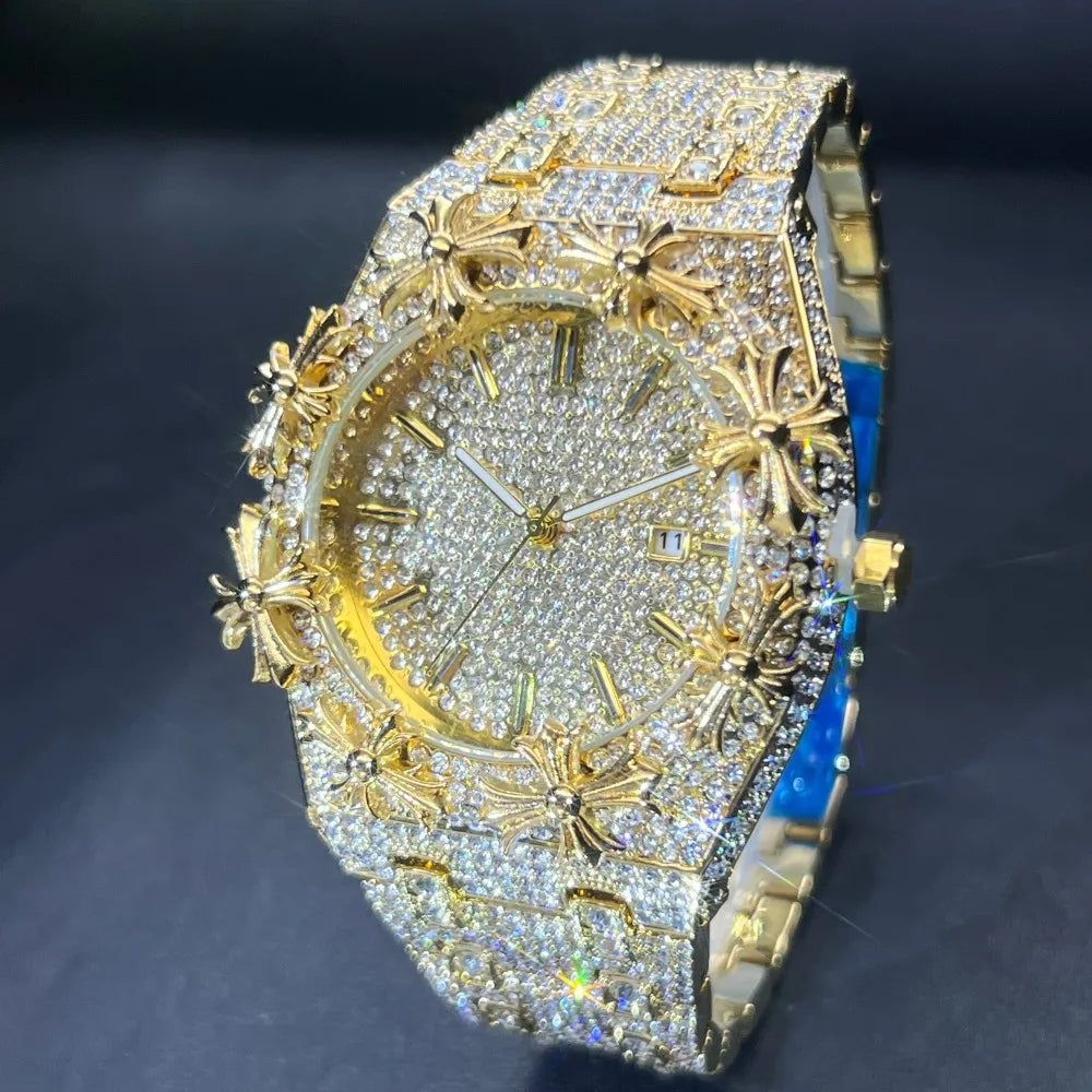 LUXVANE ICE BLING FULL DIAMOND WATCH