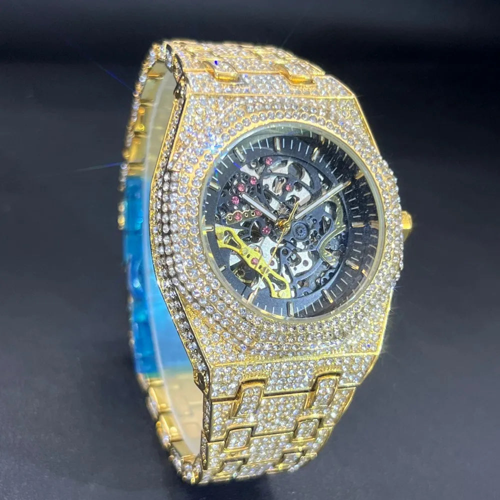 LUXVANE ICE TOURBILLON AUTOMATIC WATCH