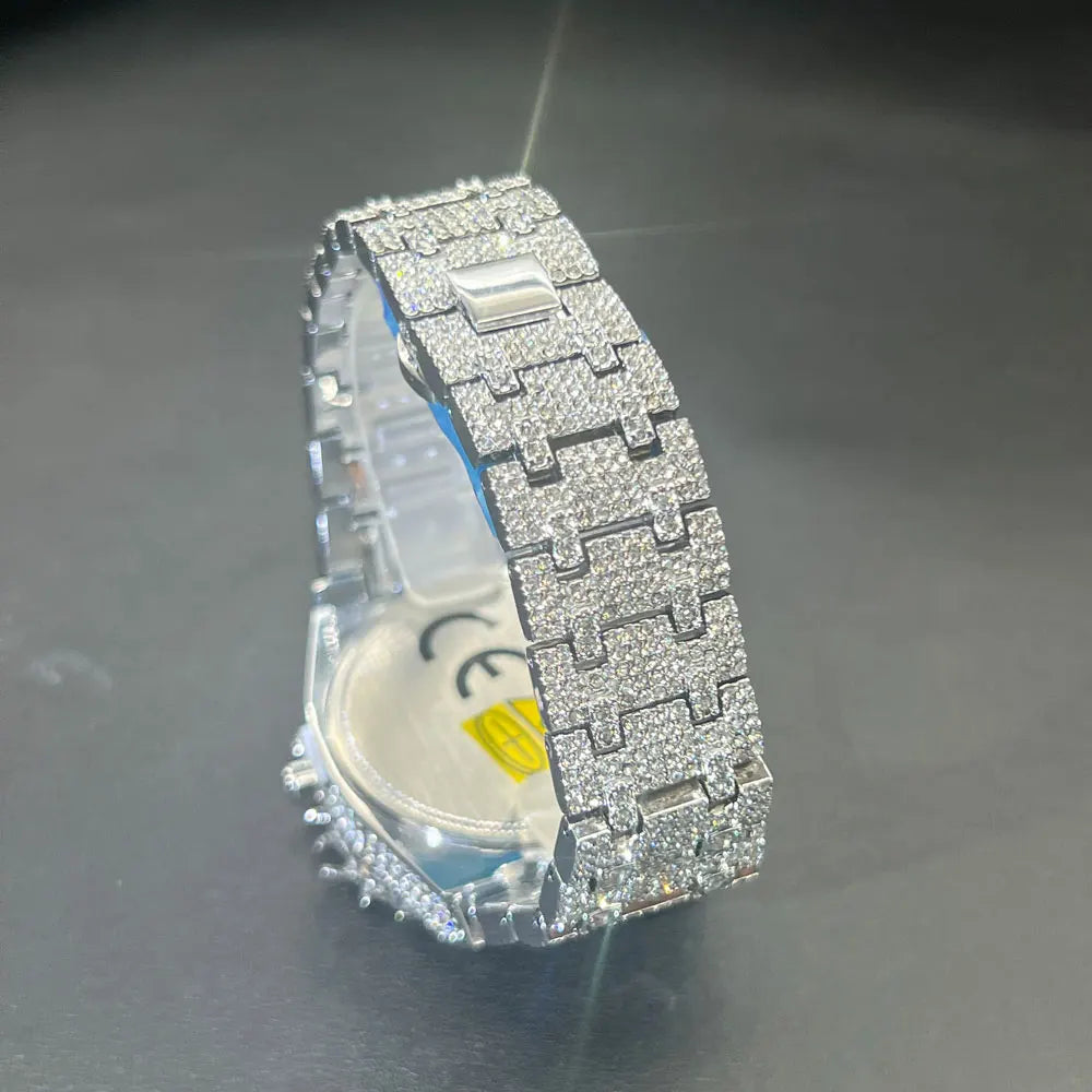 LUXVANE ICE BLOOM ice out Watchs