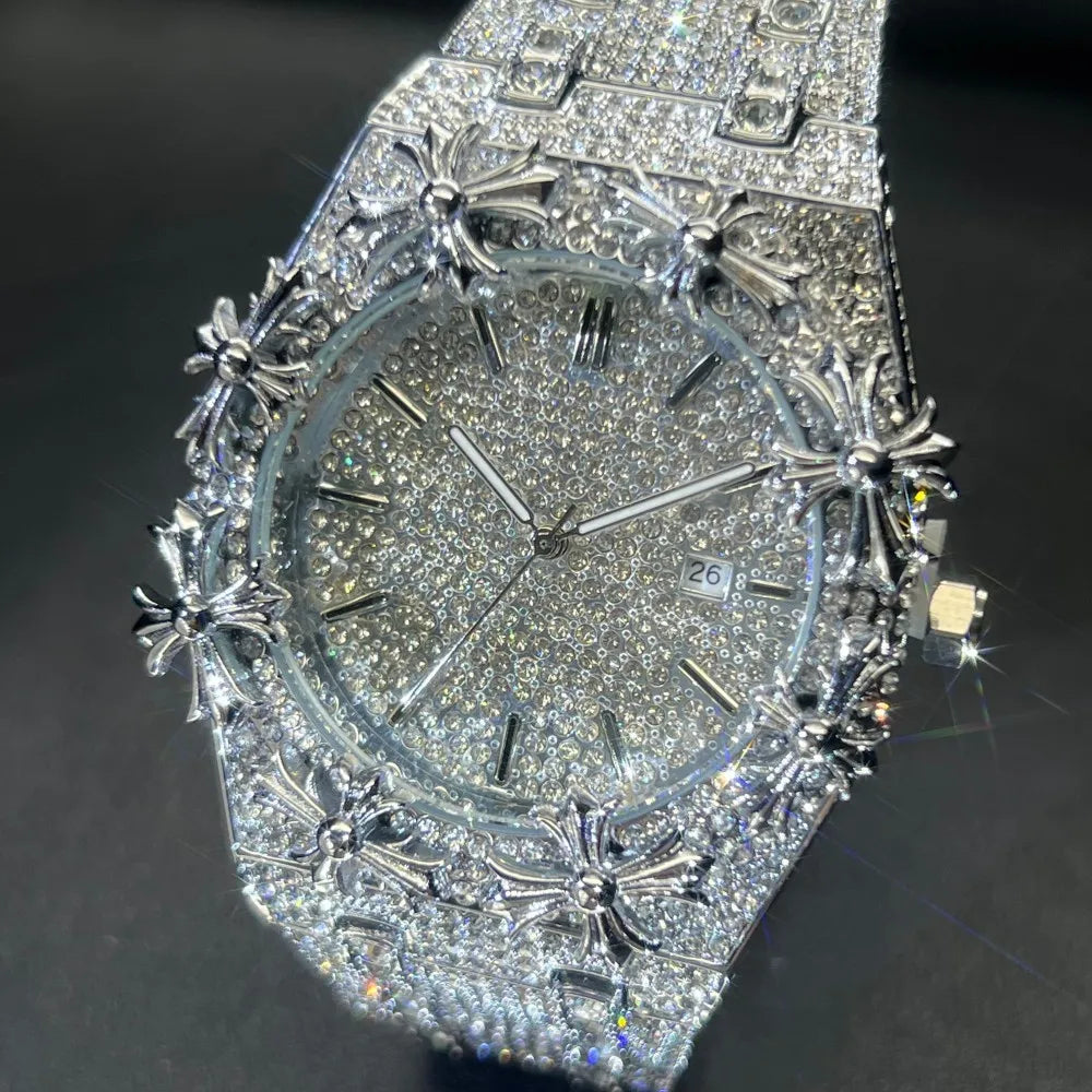 LUXVANE ICE BLING FULL DIAMOND WATCH