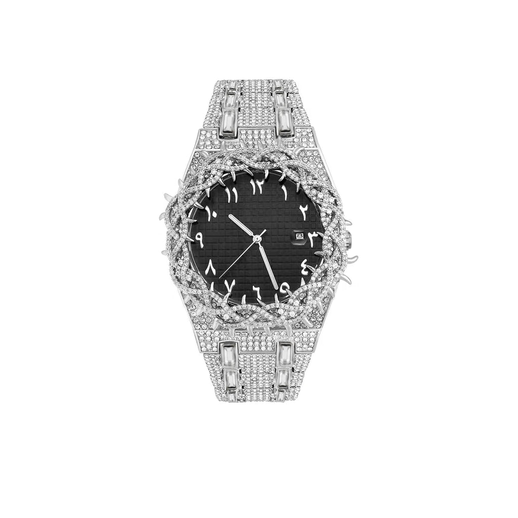 LUXVANE MEGA ICE DIAMOND WATCH