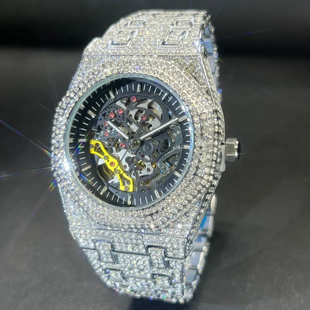 LUXVANE ICE TOURBILLON AUTOMATIC WATCH