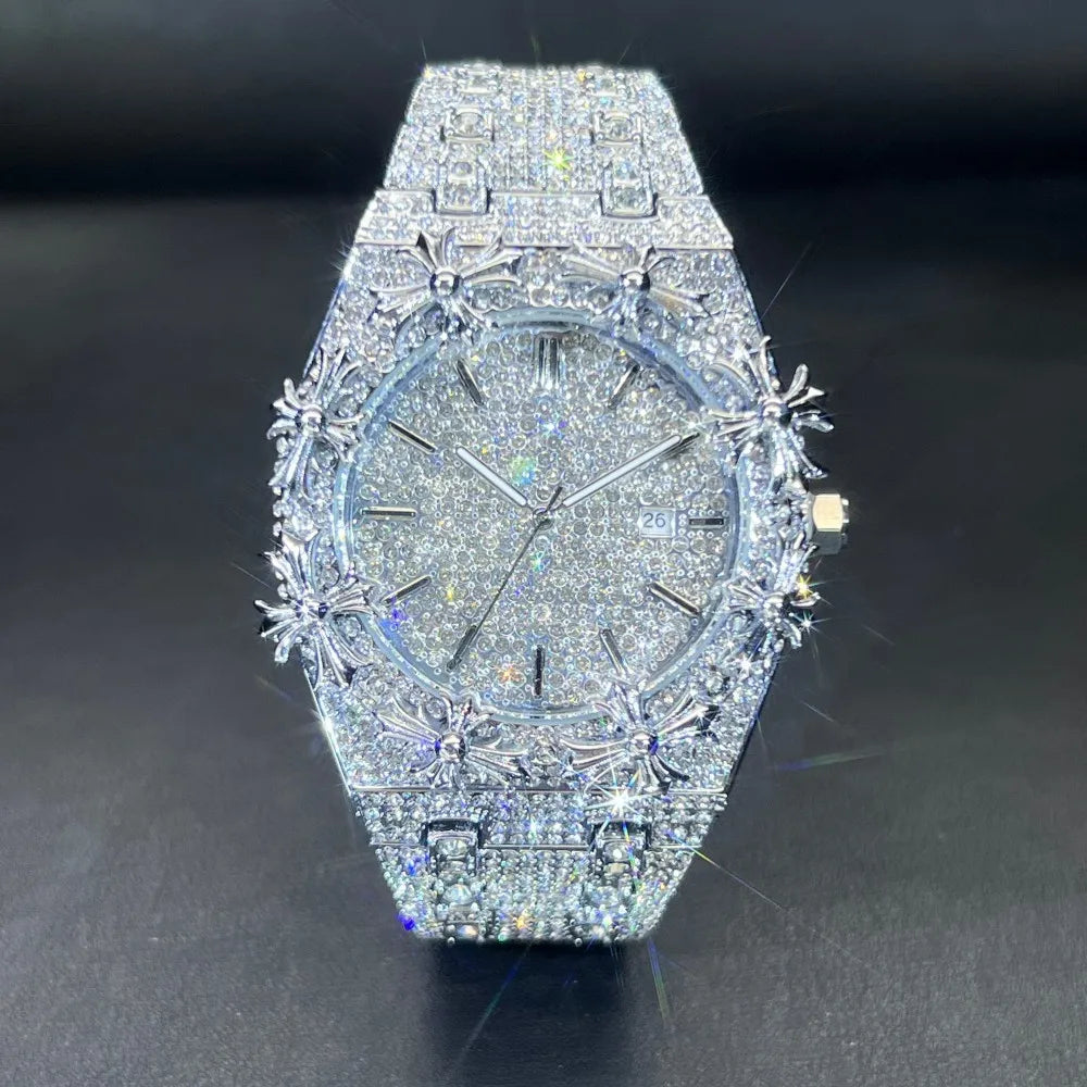 LUXVANE ICE BLING FULL DIAMOND WATCH