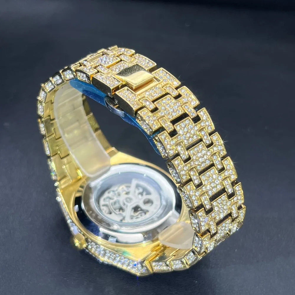 LUXVANE ICE TOURBILLON AUTOMATIC WATCH
